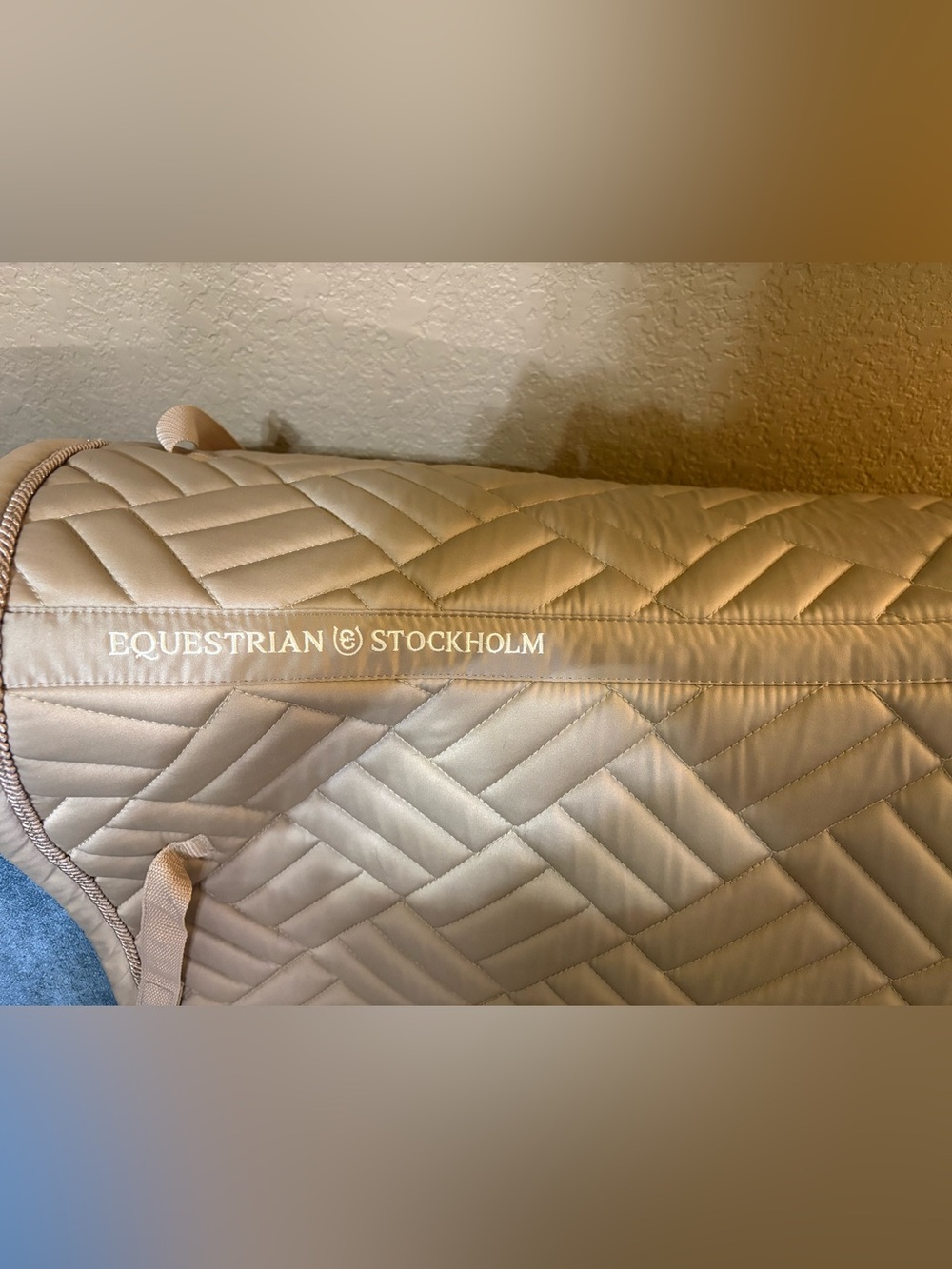 Equestrian Stockholm Dressage Saddle Pad- Sand - Picture 2 of 5